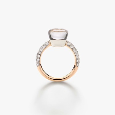 Anello Nudo Classic Topazio bianco [75a05a1d]