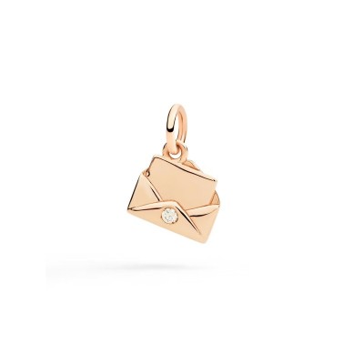 Ciondolo Lettera Oro rosa & Diamante [4ce93601]