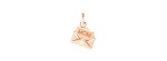 Ciondolo Lettera Oro rosa & Diamante [22d2b408]