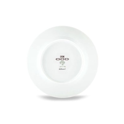 Piatto dessert cm 22 Catene Ebano [e86ec4a8]