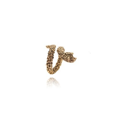 Anello Cobra Bronzo Cioccolato [67af2c3e]