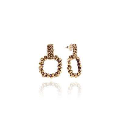 Orecchini Timbro Ottone Divino [3b41a7be]