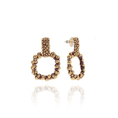 Orecchini Timbro Ottone Divino [3b41a7be]