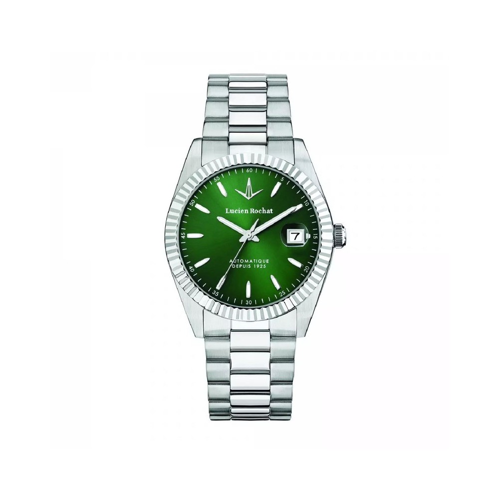 Orologio Lucien Rochat Bienne Auto 39mm Green [5db60020]