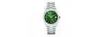 Orologio Lucien Rochat Bienne Auto 39mm Green [5db60020]