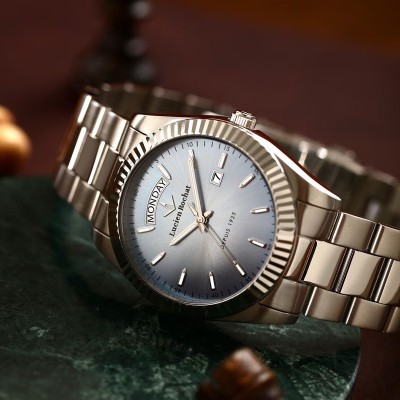 Orologio Lucien Rochat Bienne 39mm Blu Sky [9822212a]