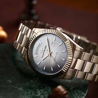 Orologio Lucien Rochat Bienne 39mm Blu Sky [9822212a]
