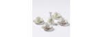 Set 2 Tazze Caffè con piattino Acanto Fondo Bianco [fb7b86d4]
