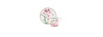 Set 2 Tazze Caffè con piattino Malva Fondo Bianco [862820ee]
