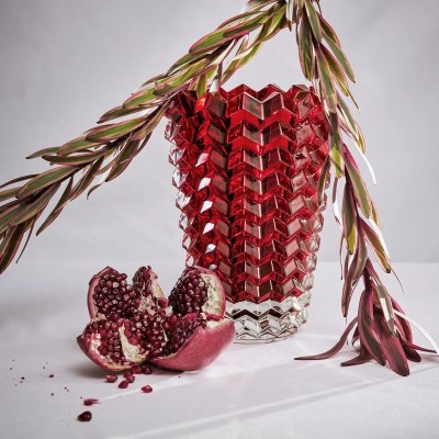Vaso Eye II Rosso 25 cm [71e4f706]