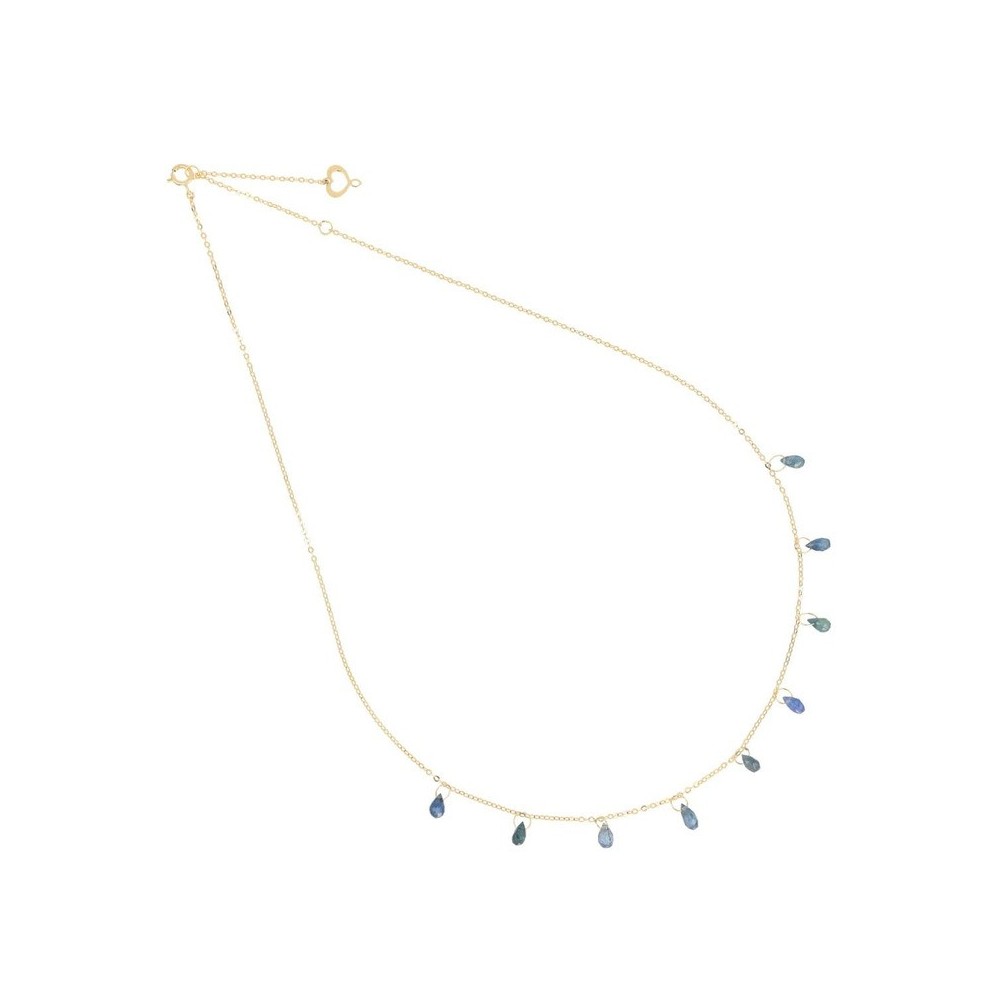 Girocollo 18kt Drops Zaffiri blu [2fa6c8c0]