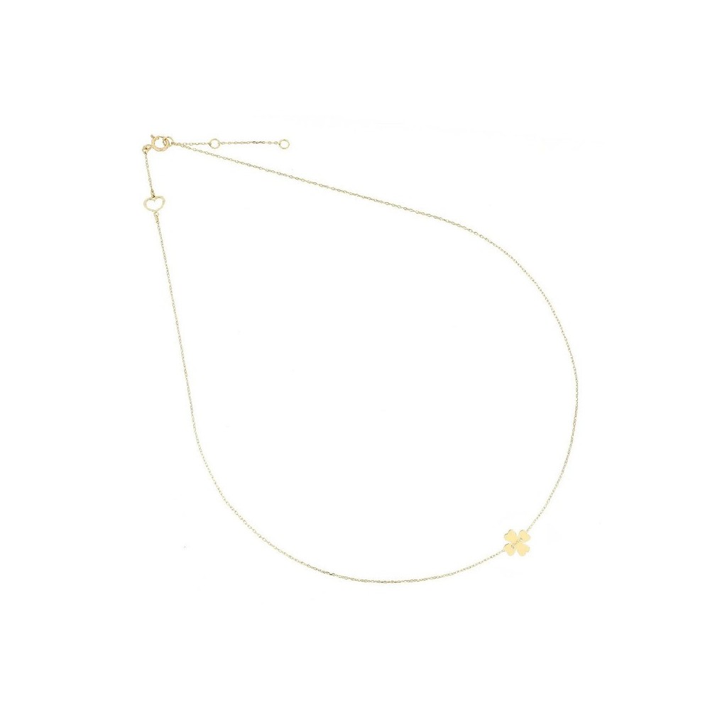 Girocollo oro giallo 18kt Quadrifoglio Petit [bc692e20]