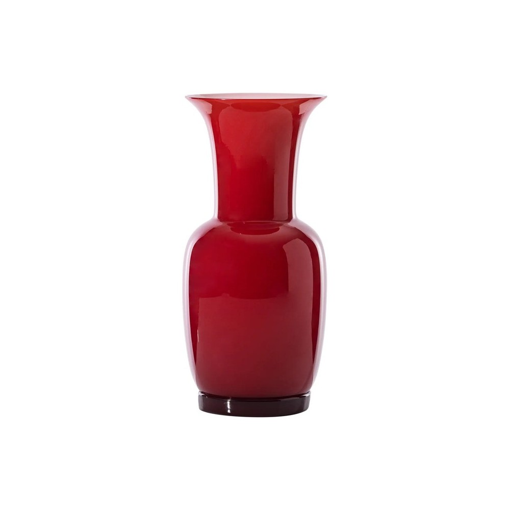 Vaso Opalino Rosso H. 36 cm [66594b26]
