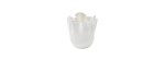 Vaso Fazzoletto Opalino Snow H. 24 cm [e9368ea9]