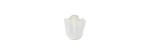 Vaso Fazzoletto Opalino Snow H. 13,5 cm [adc88a07]