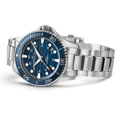 Orologio Hamilton Khaki Navy Scuba Auto 40mm Blu [6f97a7bb]