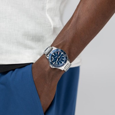 Orologio Hamilton Khaki Navy Scuba Auto 40mm Blu [b3e1a3a8]