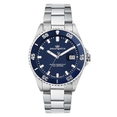 Orologio Philip Watch Caribe Sport 42mm Blu [979030a0]