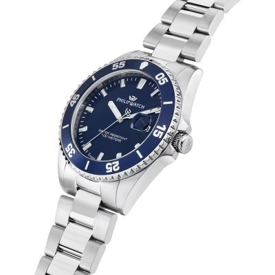 Orologio Philip Watch Caribe Sport 42mm Blu [4eb673ad]