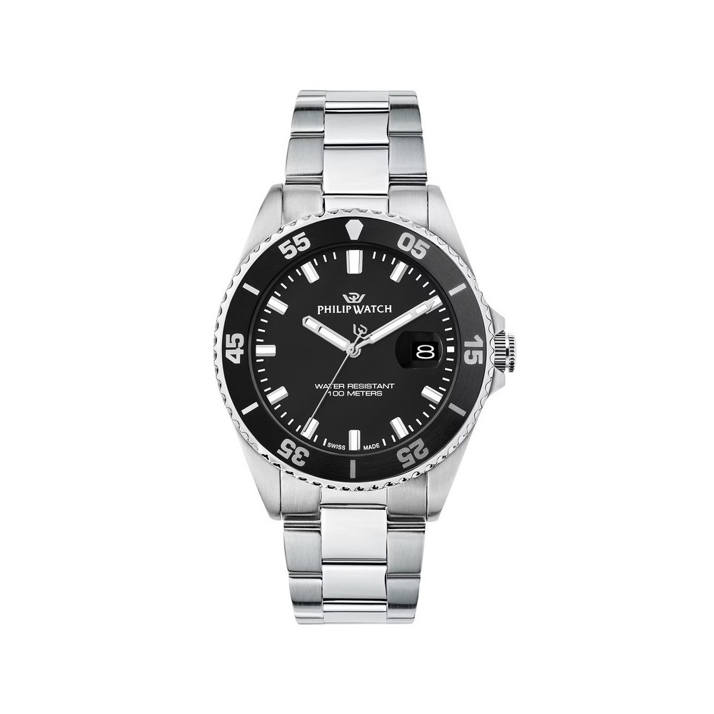 Orologio  Philip Watch Caribe Sport 42mm Black [46ea5acf]