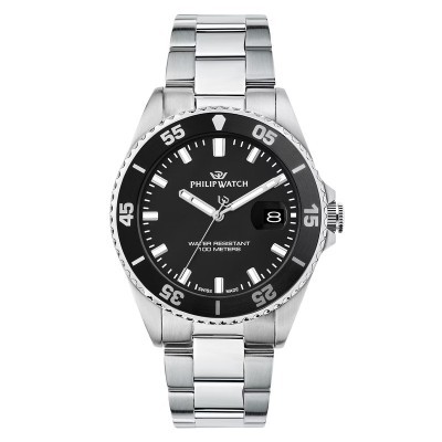 Orologio  Philip Watch Caribe Sport 42mm Black [46ea5acf]