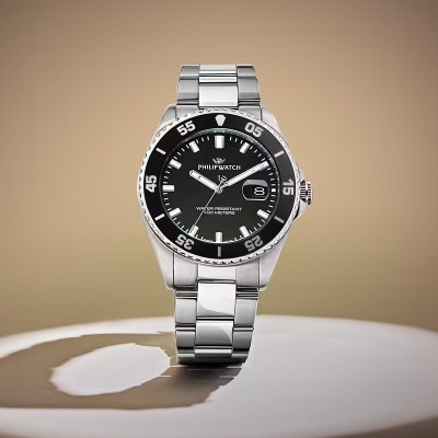Orologio  Philip Watch Caribe Sport 42mm Black [9fcc19c2]