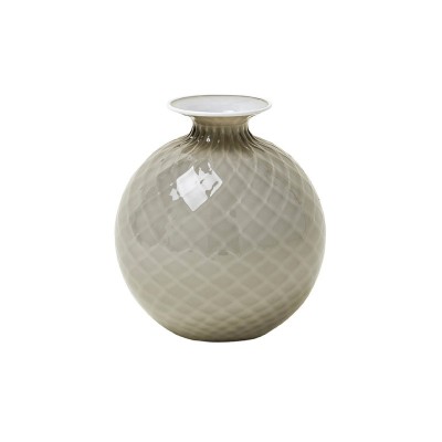 Vaso Monofiore Balloton Snow cristallo H. 20,5 cm [57426edc]
