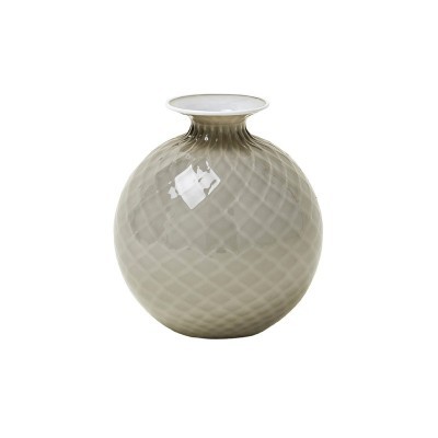 Vaso Monofiore Balloton Snow cristallo H. 20,5 cm [57426edc]