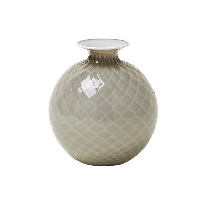 Vaso Monofiore Balloton Snow cristallo H. 24,5 cm [bfb232fc]