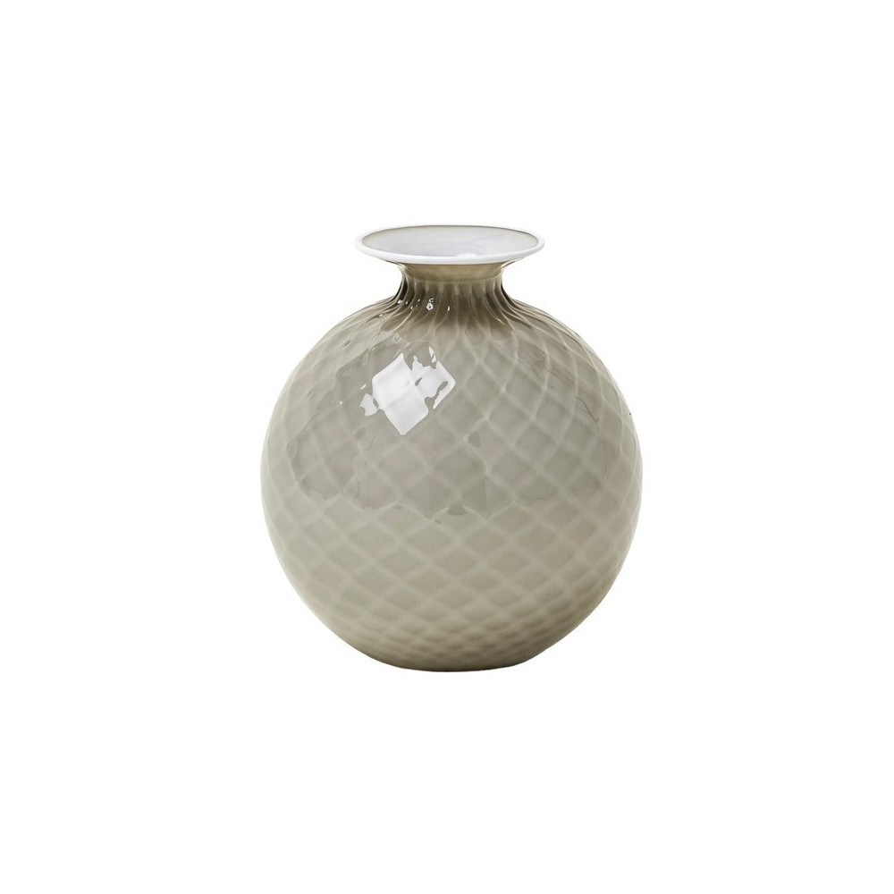Vaso Monofiore Balloton Snow cristallo H. 24,5 cm [bfb232fc]