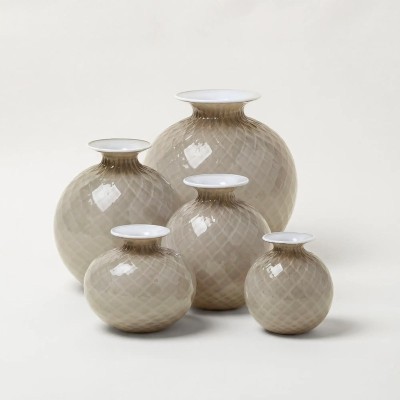 Vaso Monofiore Balloton Snow cristallo H. 24,5 cm [669471f1]