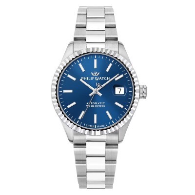 Orologio Philip Watch Caribe Urban Auto 39mm Blu [2f9897db]