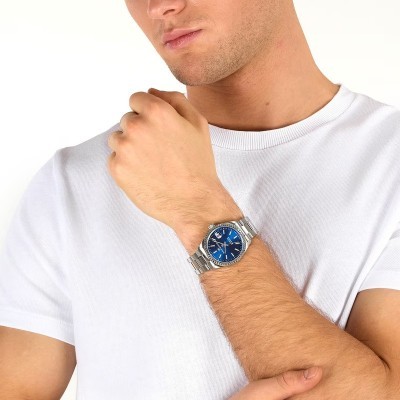 Orologio Philip Watch Caribe Urban Auto 39mm Blu [41a315d2]