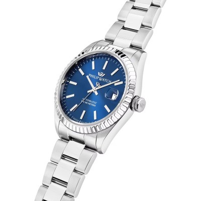 Orologio Philip Watch Caribe Urban Auto 39mm Blu [44f352cc]