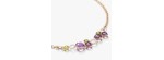 Collana Nudo oro diamanti ametiste e peridoti [ea1798fe]