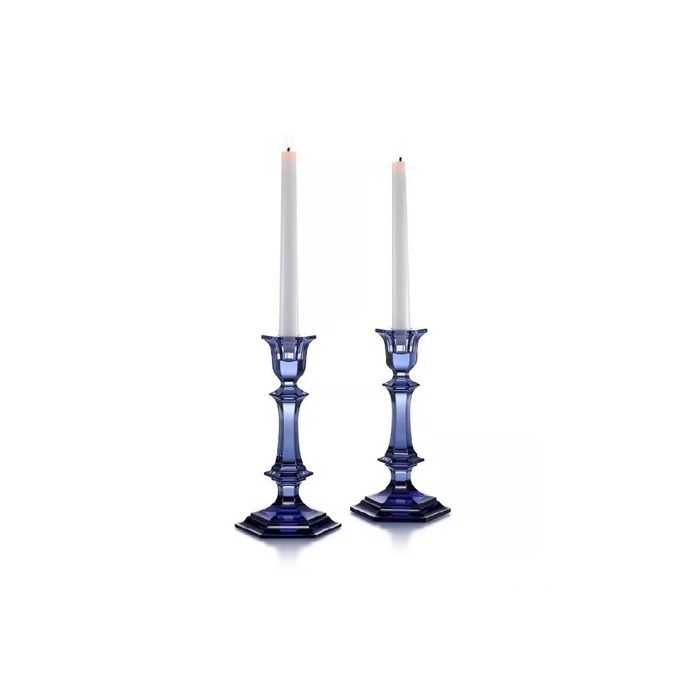 Coppia Candelieri Baccarat Harcourt Midnight [a9401707]