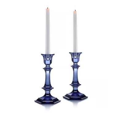 Coppia Candelieri Baccarat Harcourt Midnight [7066540a]