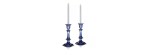 Coppia Candelieri Baccarat Harcourt Midnight [7066540a]