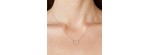 Collana cuore con diamanti in oro 18kt [1d1c3803]