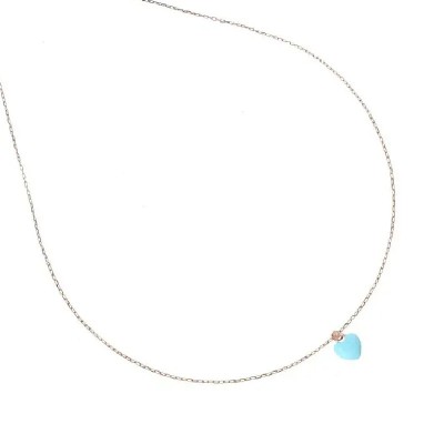Girocollo 18kt con cuore smaltato Maman et Sophie [cb888432]