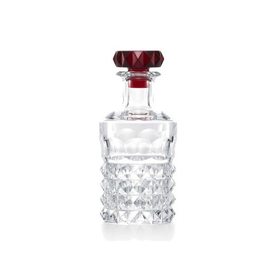 Decanter whisky Louxor trasparente e rosso [f4d3fbbc]