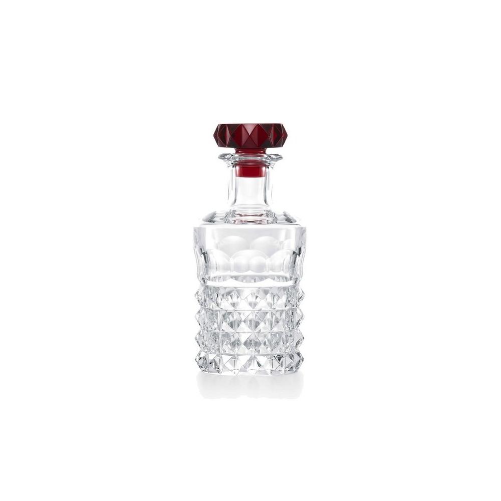 Decanter whisky Louxor trasparente e rosso [f4d3fbbc]