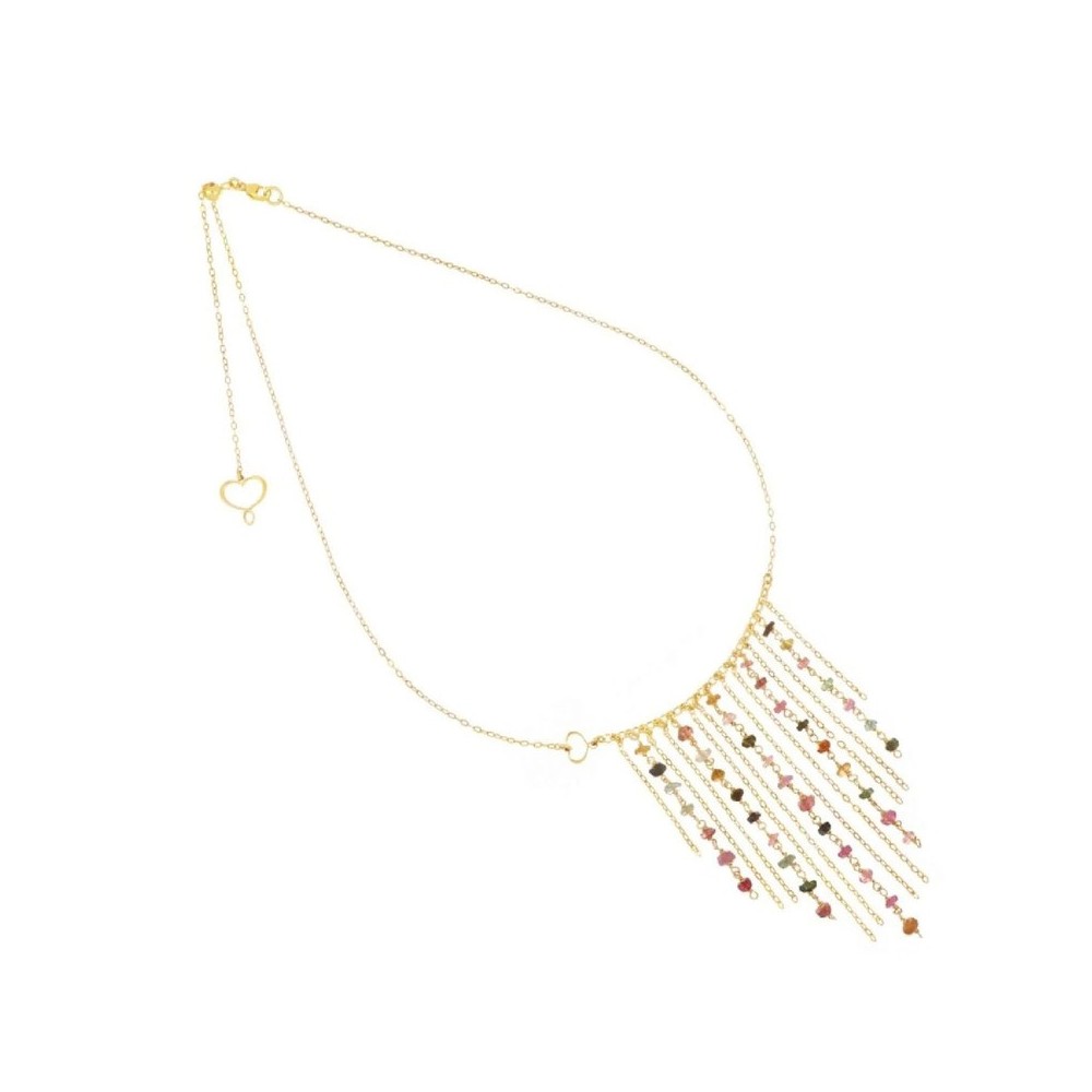 Girocollo Frange Maman Tormalina multicolor [cb65c585]