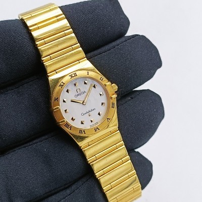 Omega Constellation Lady Oro 18kt 25,5 mm [9058e91f]