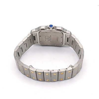 Cartier Santos Galbée medio Oro e Acciaio [307910d9]