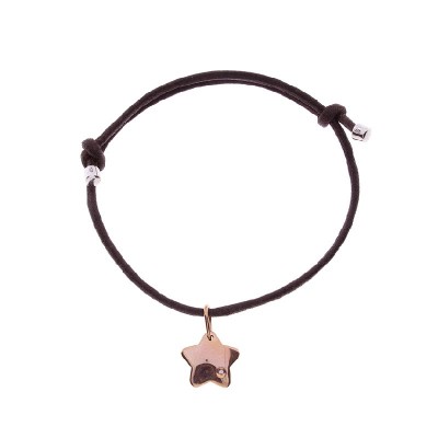 Bracciale in cordino Stella 9kt Damiani My First [69f98680]