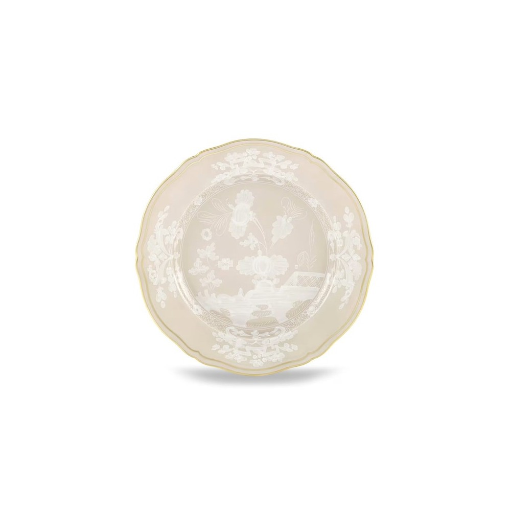 Piatto piano dessert cm 21 A.Doccia Meringa [78ab6a8a]