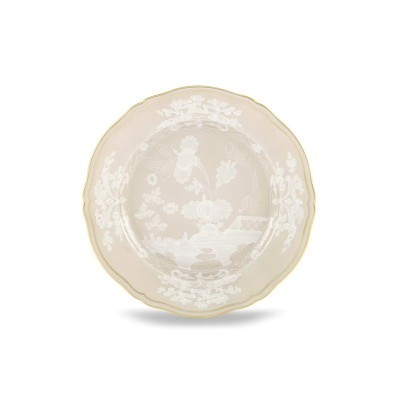 Piatto piano dessert cm 21 A.Doccia Meringa [78ab6a8a]