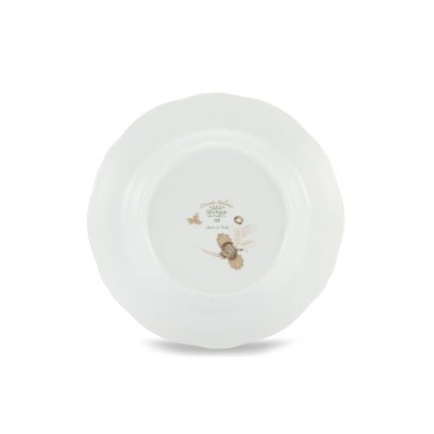Piatto piano dessert cm 21 A.Doccia Meringa [13c0af9d]
