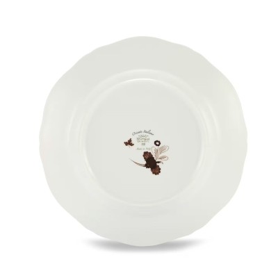 Piatto piano cm 26,5 forma A. Doccia Castagna [2dafab43]